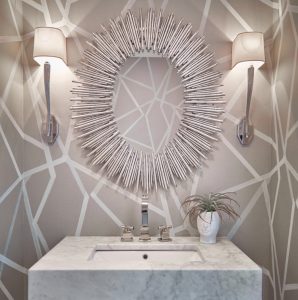 Abstract Powder Room